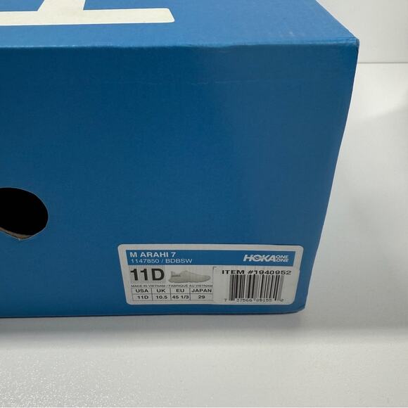 NIB •HOKA MEN'S HOKA ARAHI 7 Size:11 - Picture 6 of 7